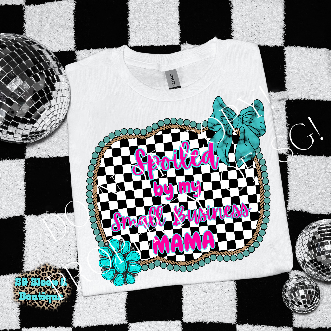 Punchy Small Business Mama PNG