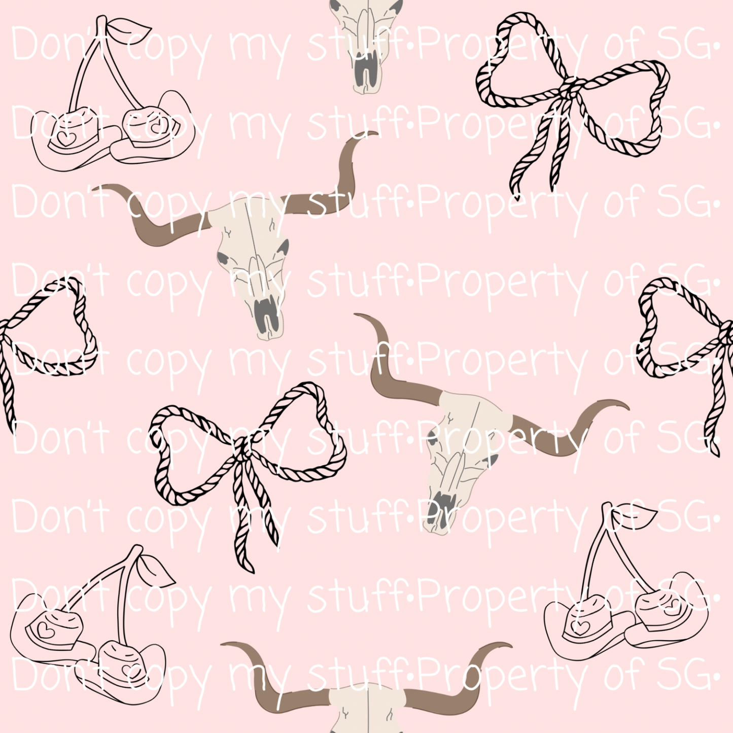 Simple Cowgirl Seamless