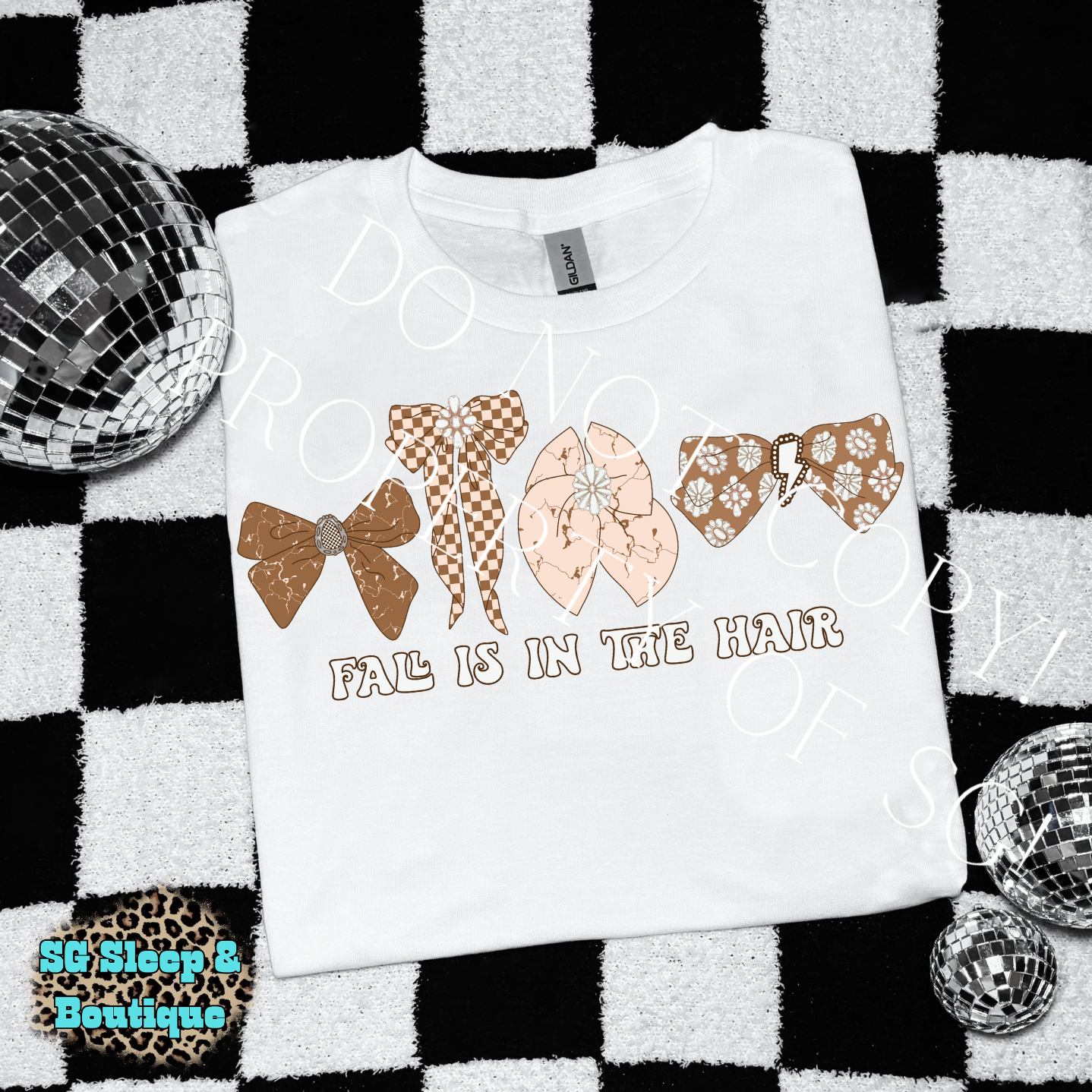 Fall is in The Hair Kids Tee