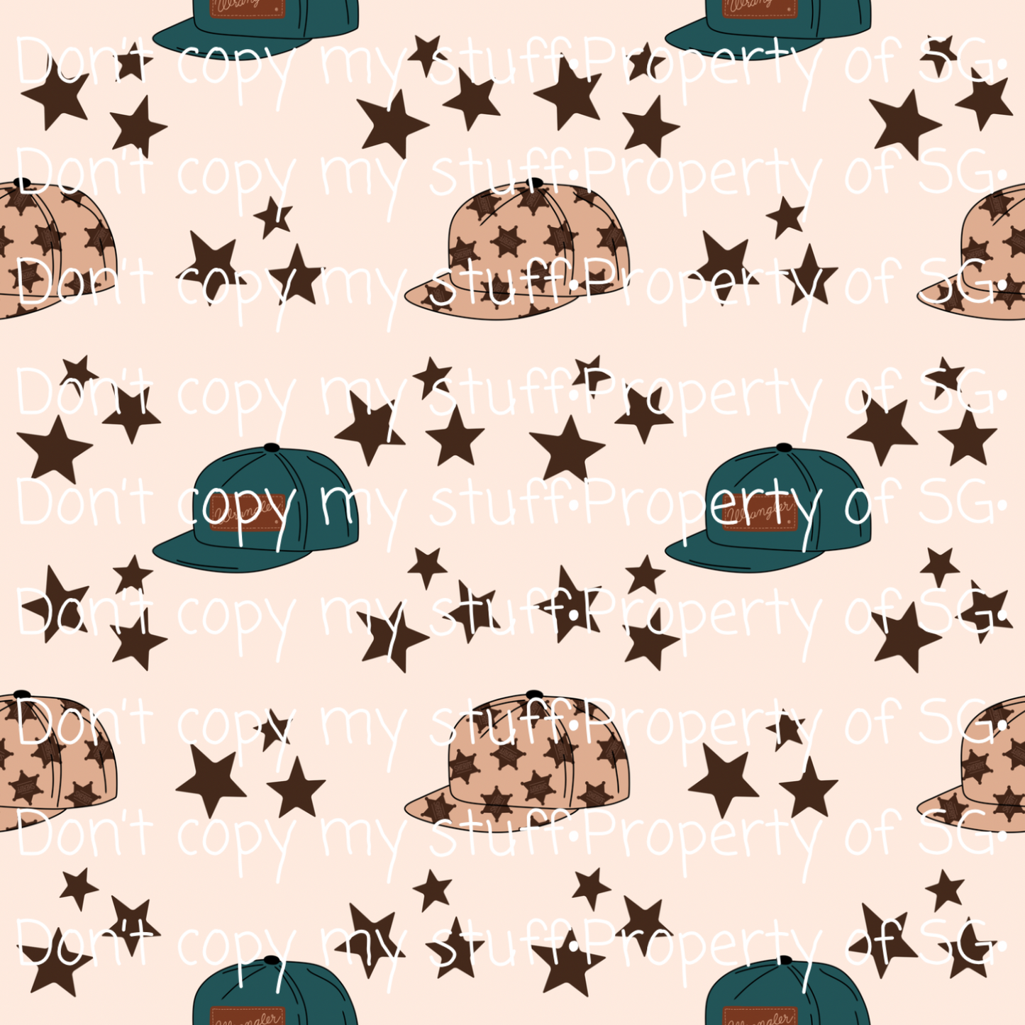 Cowboy Snapbacks Seamless