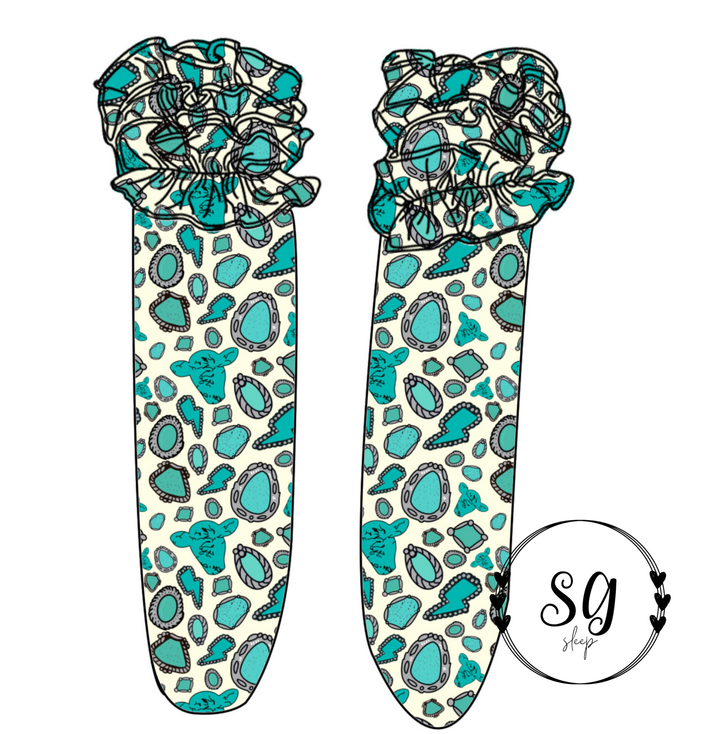 Ruffled Boot Socks