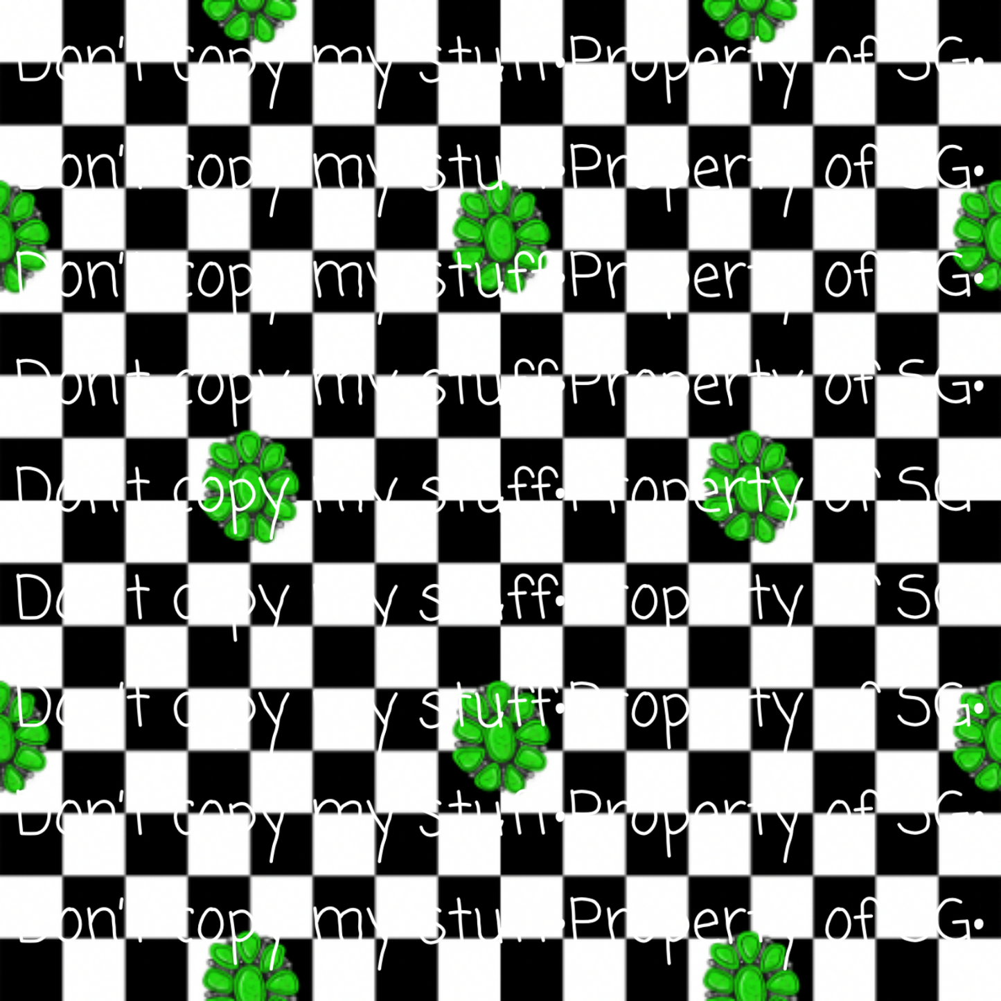 Beetlejuice Checkered Seamless
