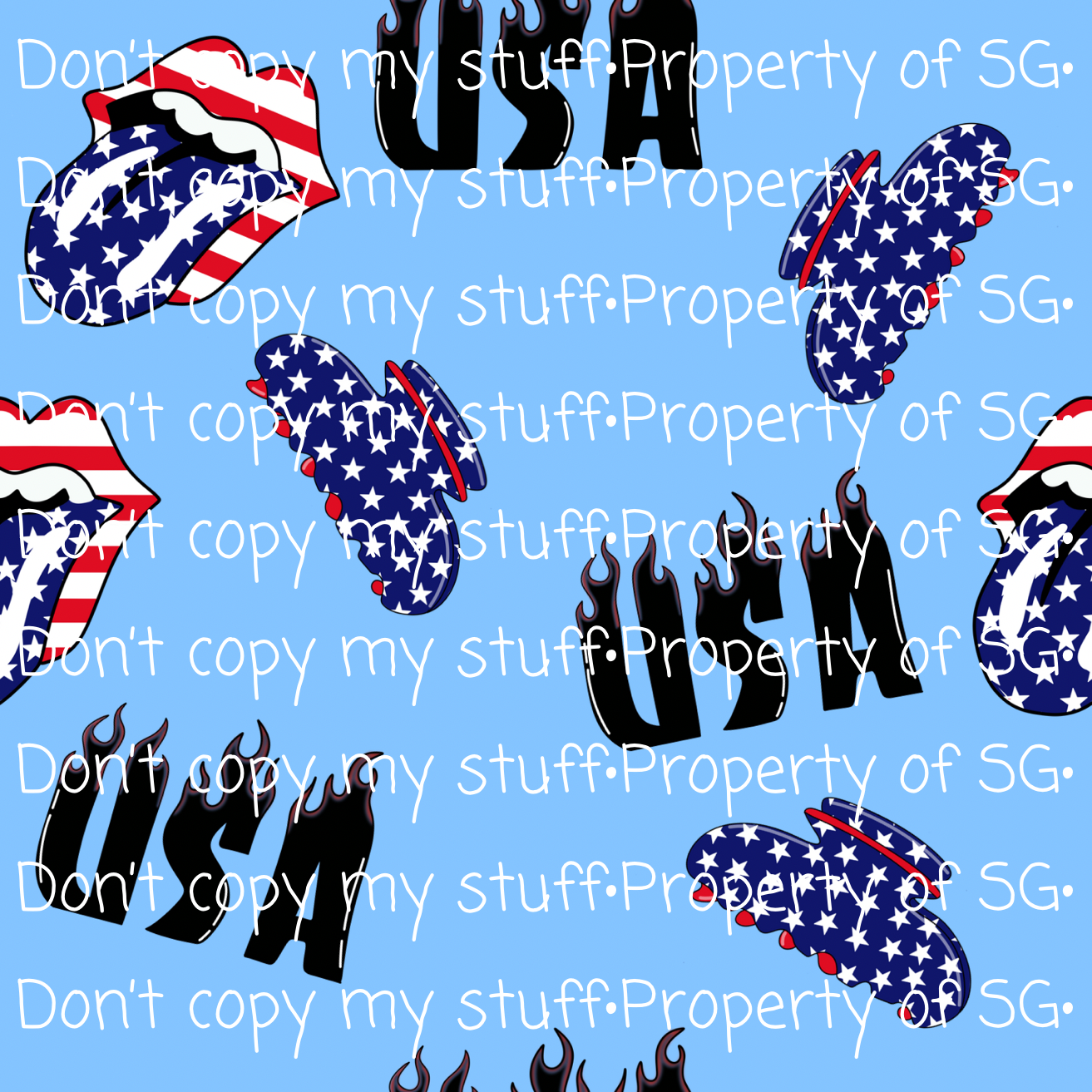 USA Claw Clips Seamless