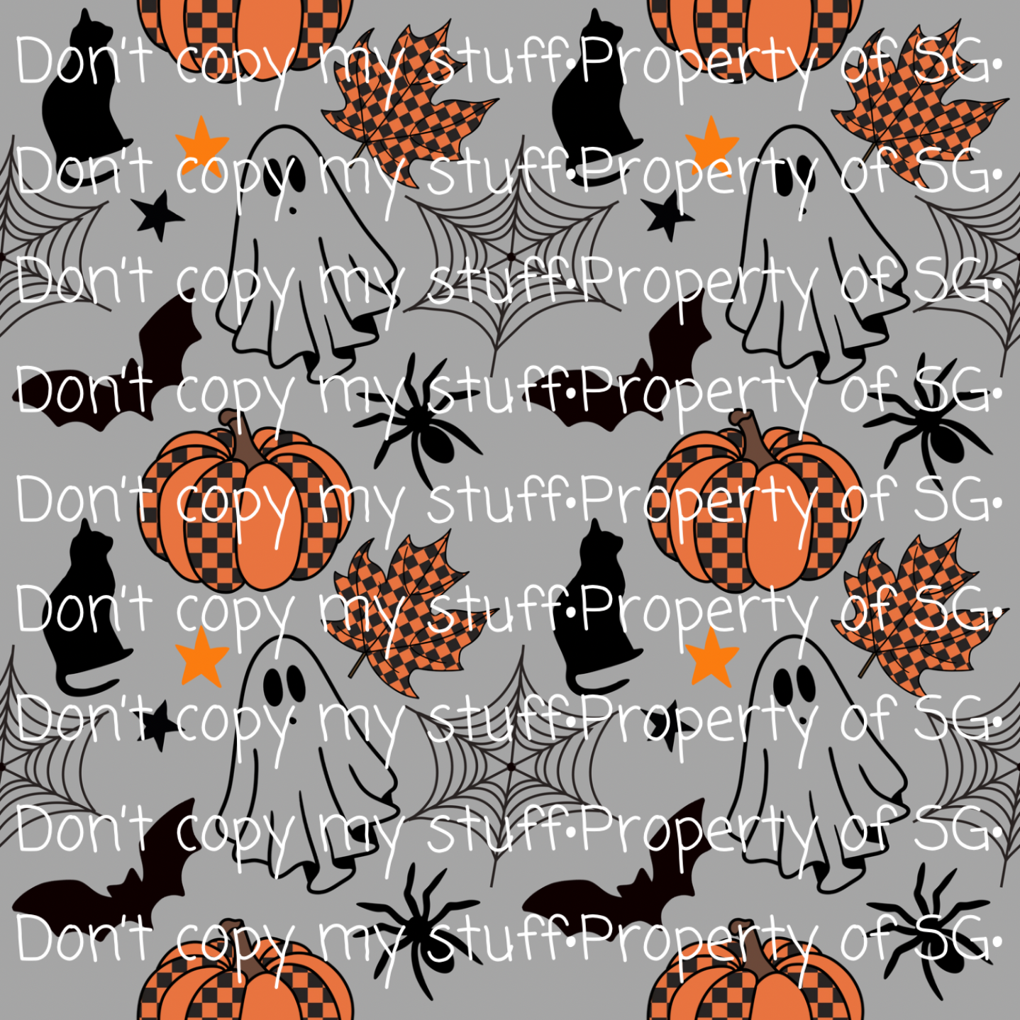 Checkered Spooky Seamless