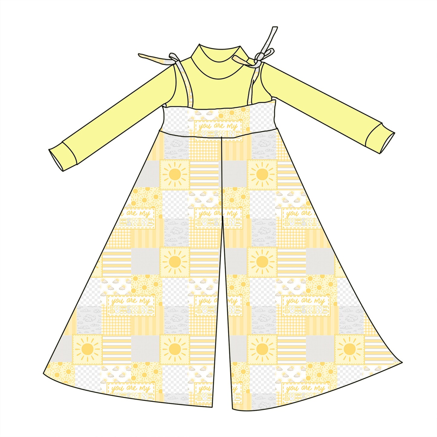 My Sunshine Flare Romper & Top