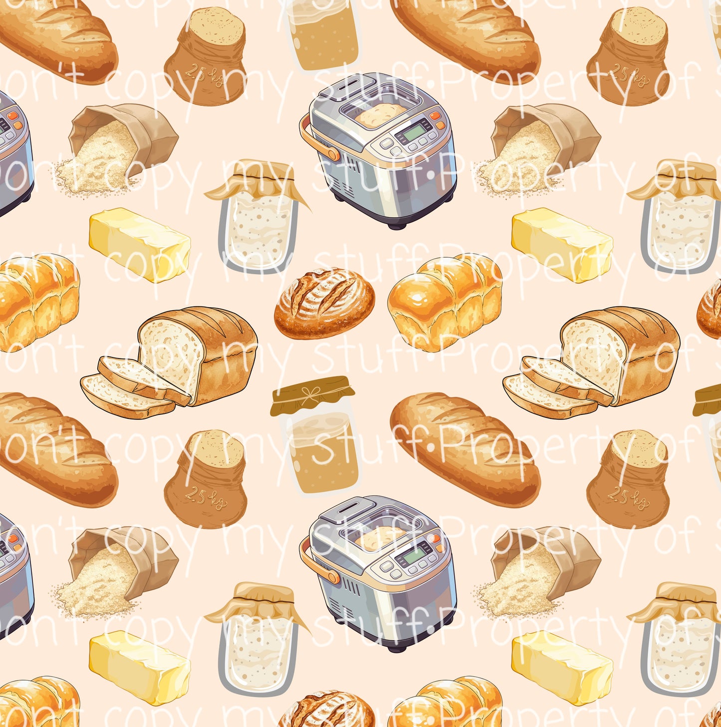 Bread Making Seamless
