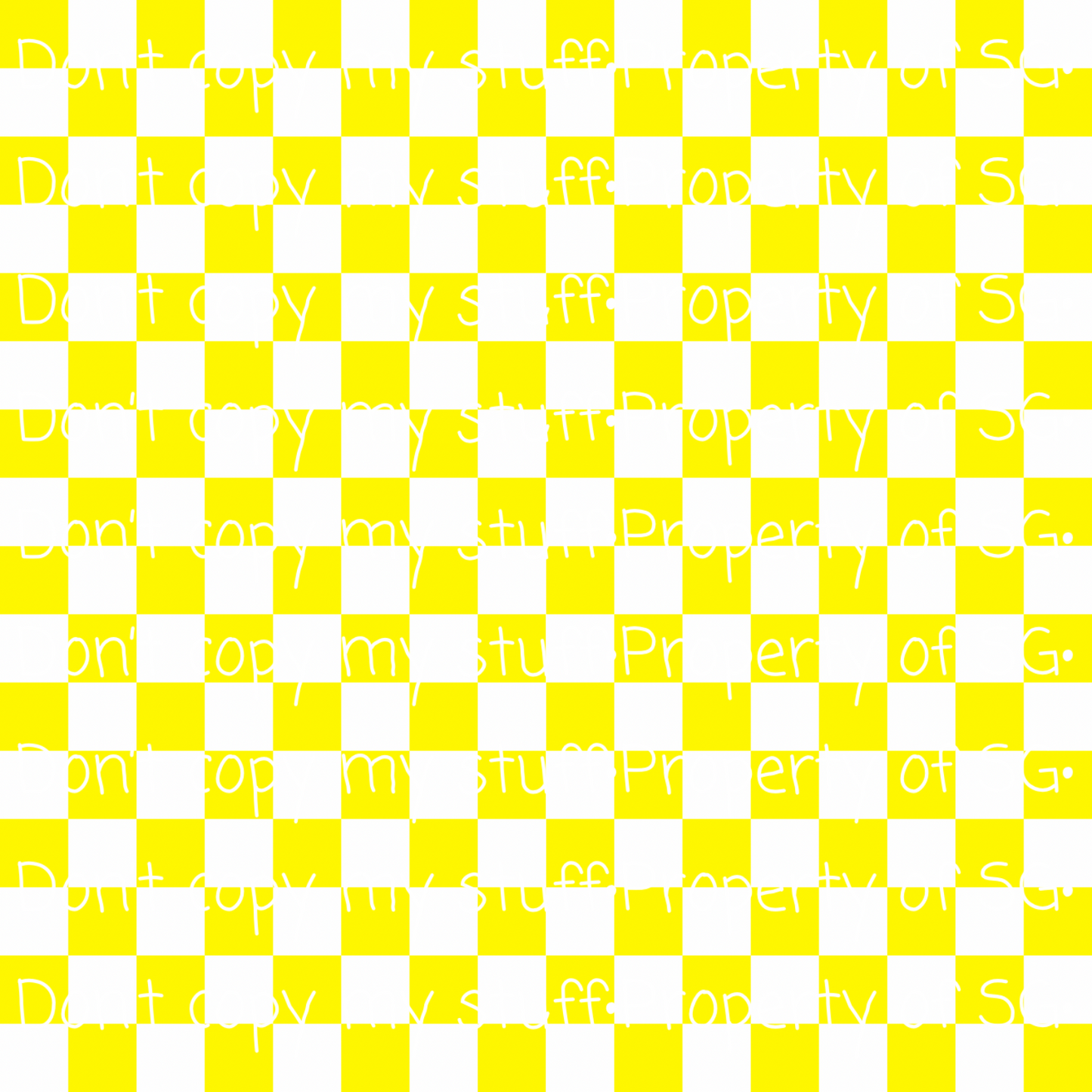 Classic Yellow Checkered Seamless