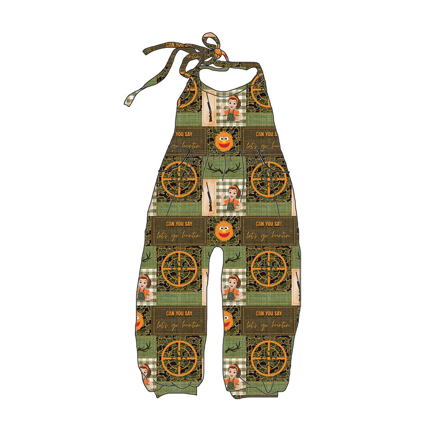 Hunting & Learning Halter Romper