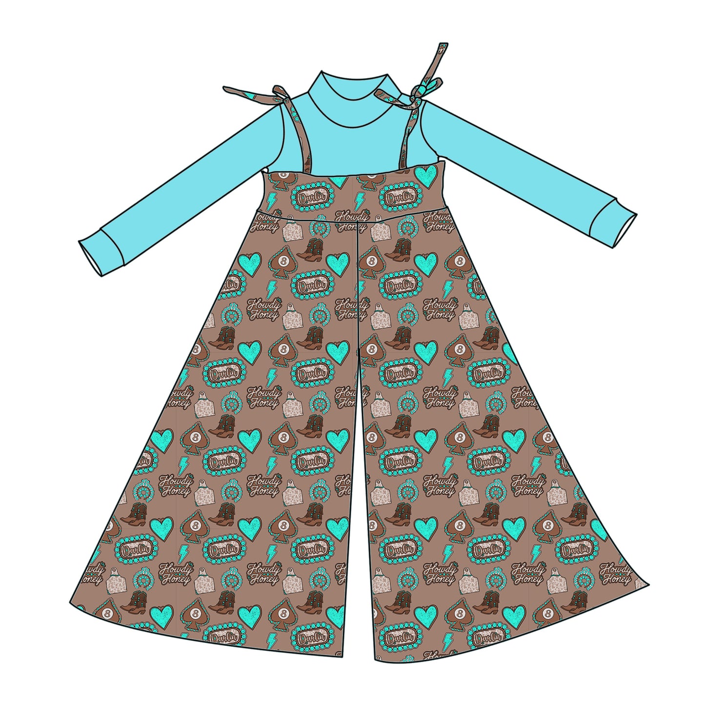 Howdy Flare Romper & Top