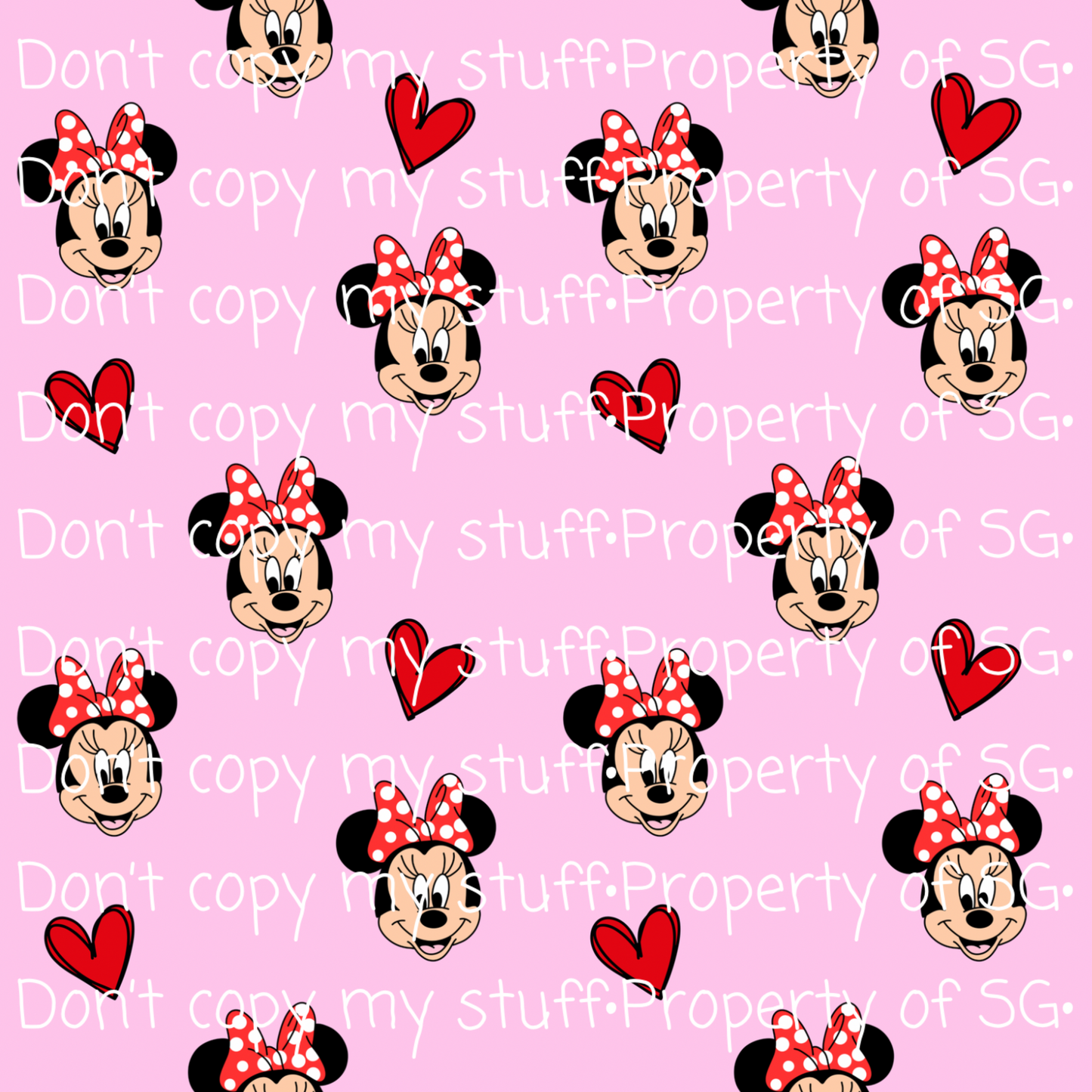 Pink Mouse Seamless