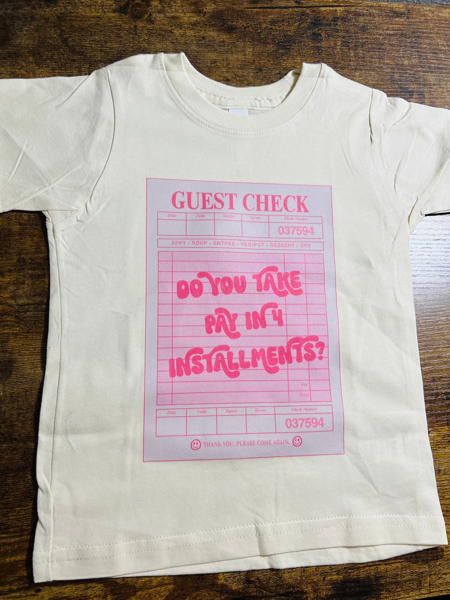 Pay in 4 Kids Tee