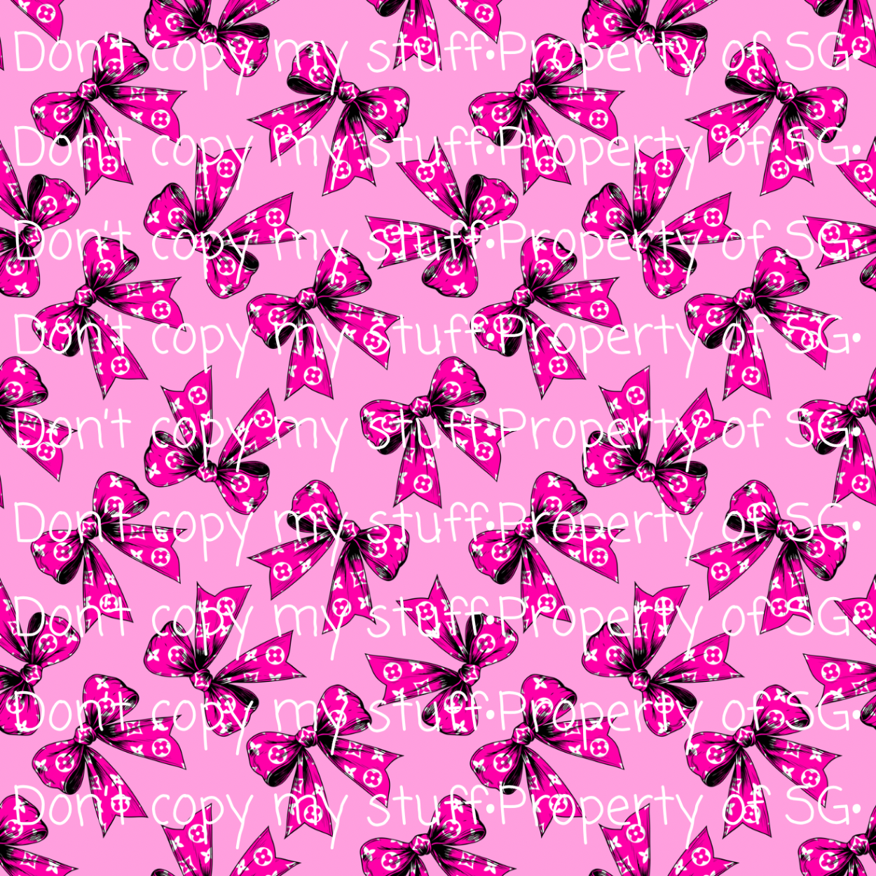 Pink Bows Seamless