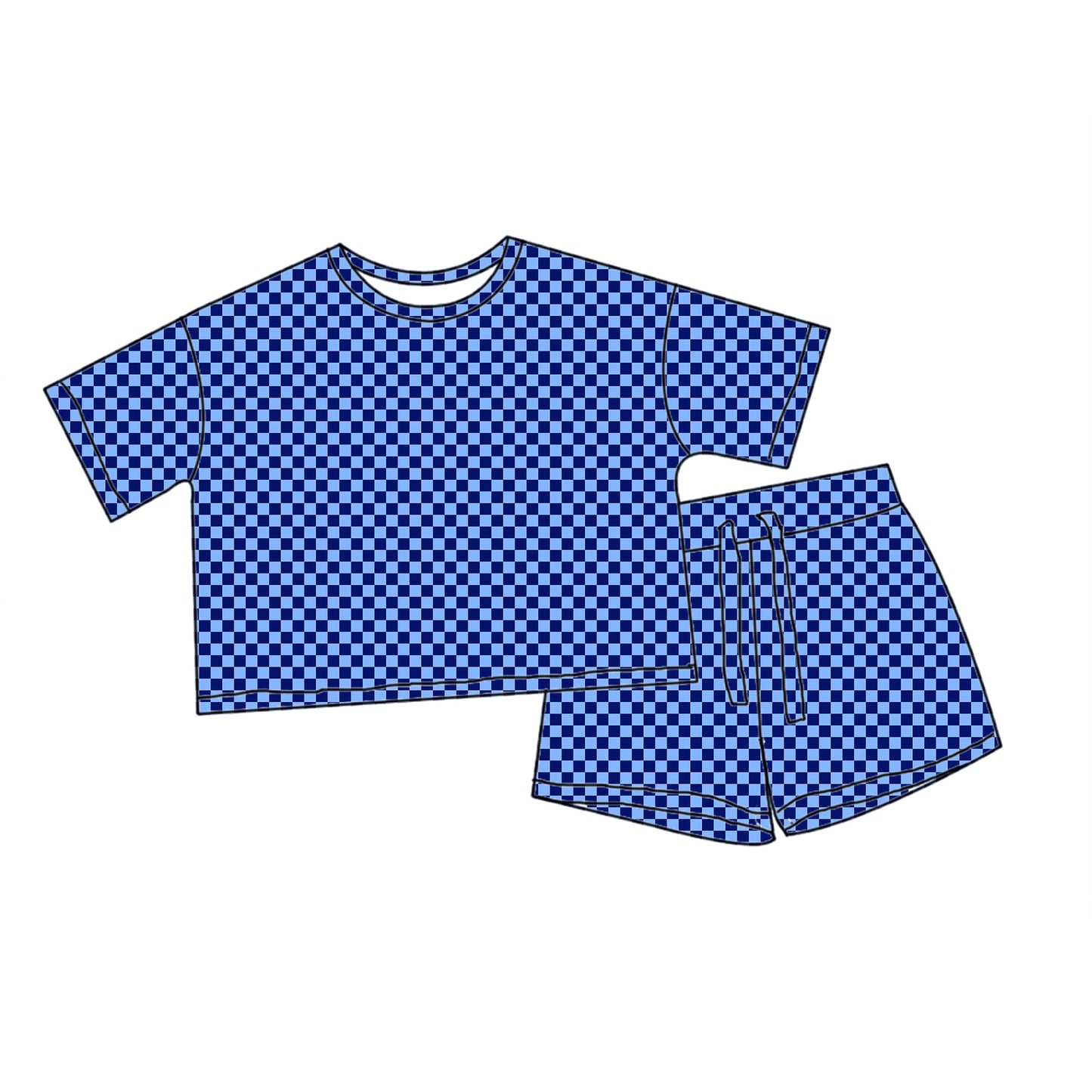 Blue Waves Comfy Set