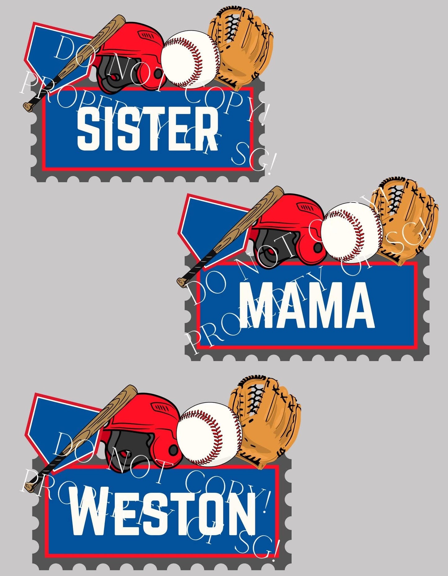Baseball Custom Name PNG