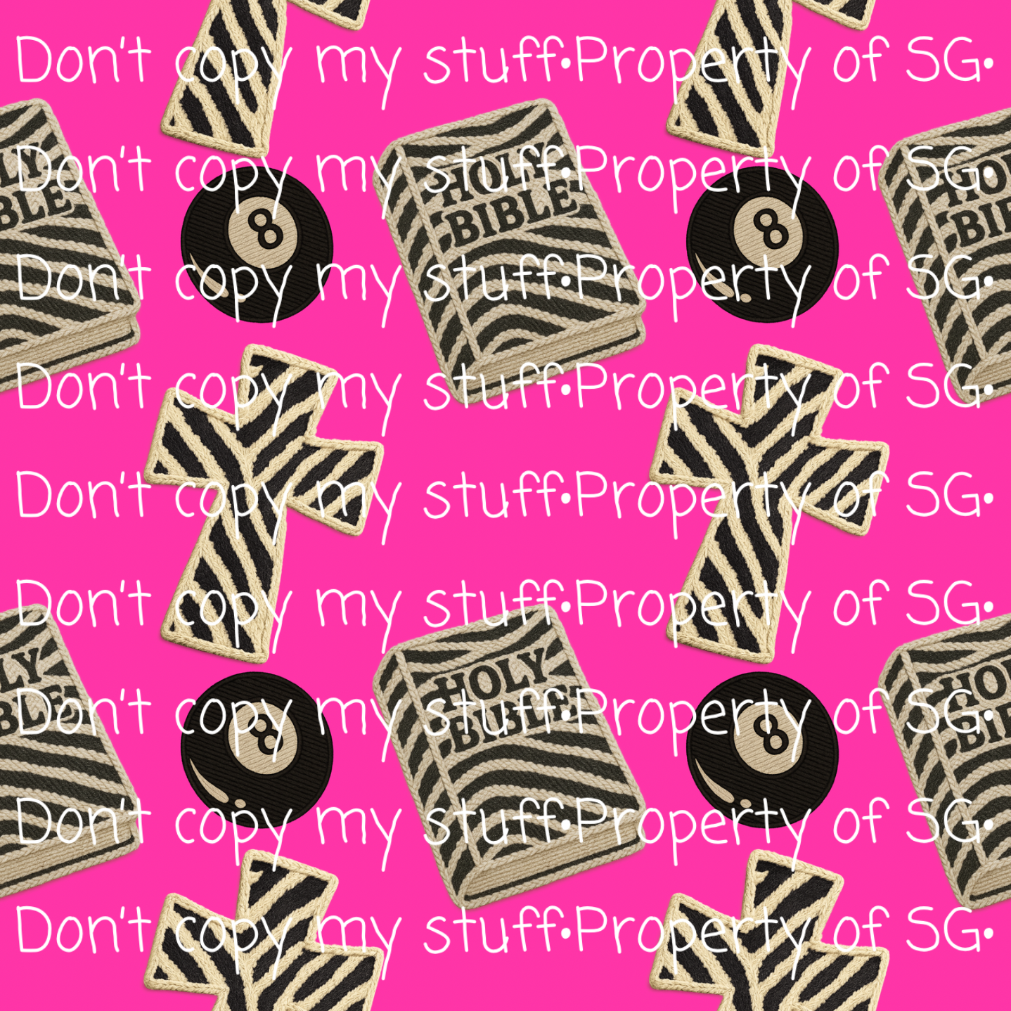 Zebra Bibles Seamless