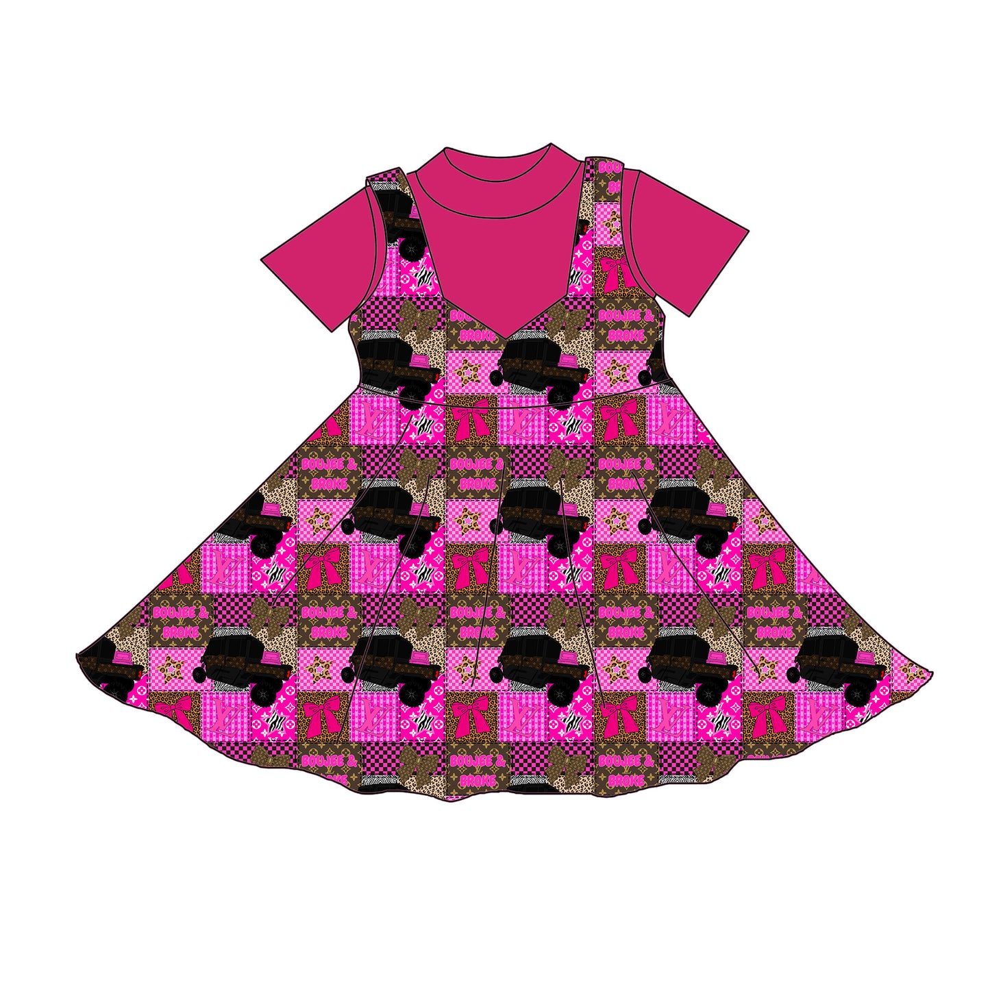 Boujee & Broke Tee & Dress Set