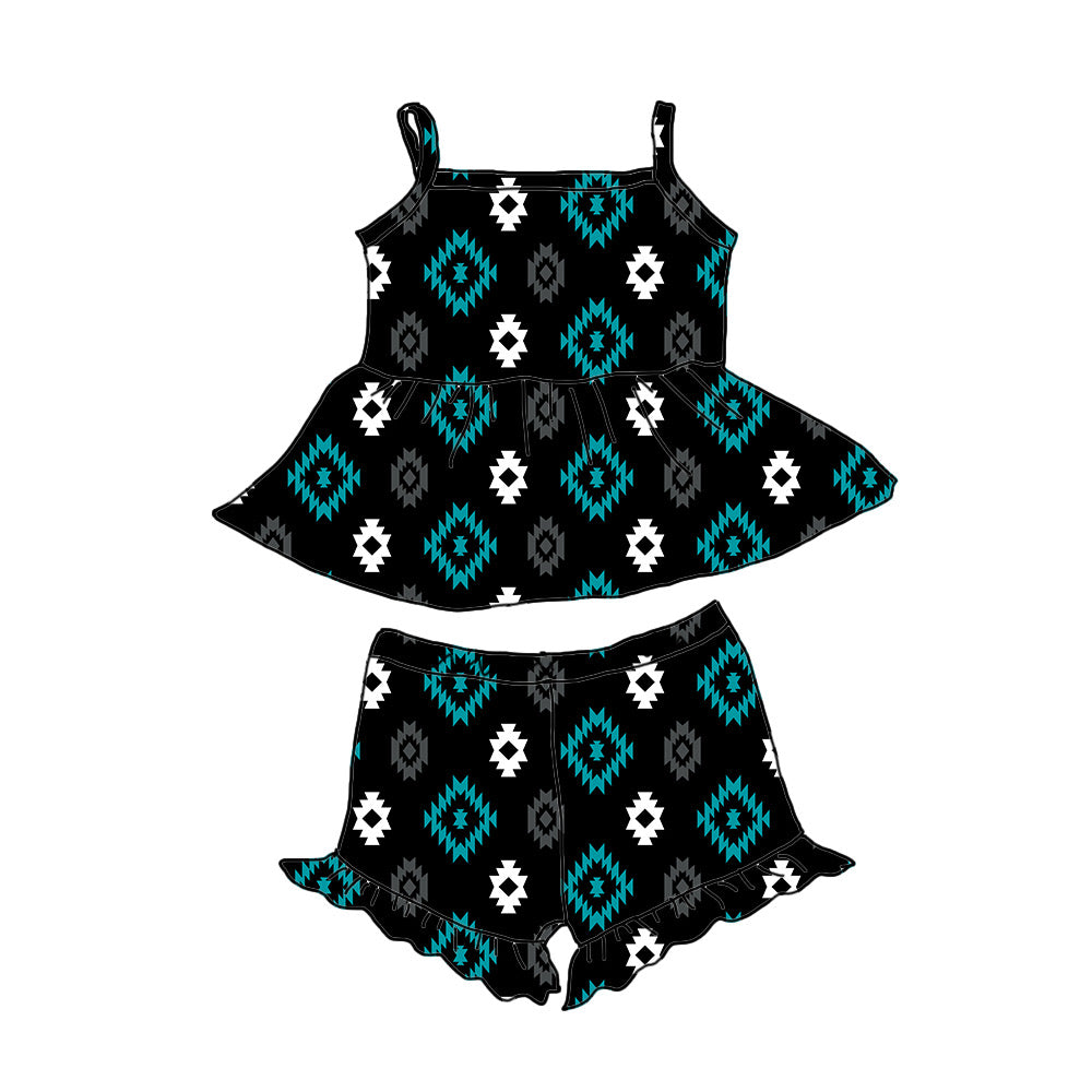 The Hattie Ruffled Tank Set