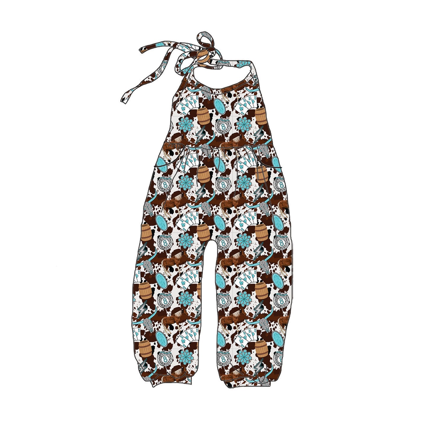 Barrel Racer Halter Romper