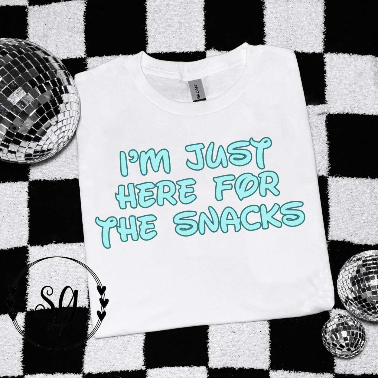 Here for the Snacks tee