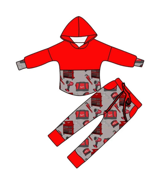 Red Tool Box 2.0 Pullover Set