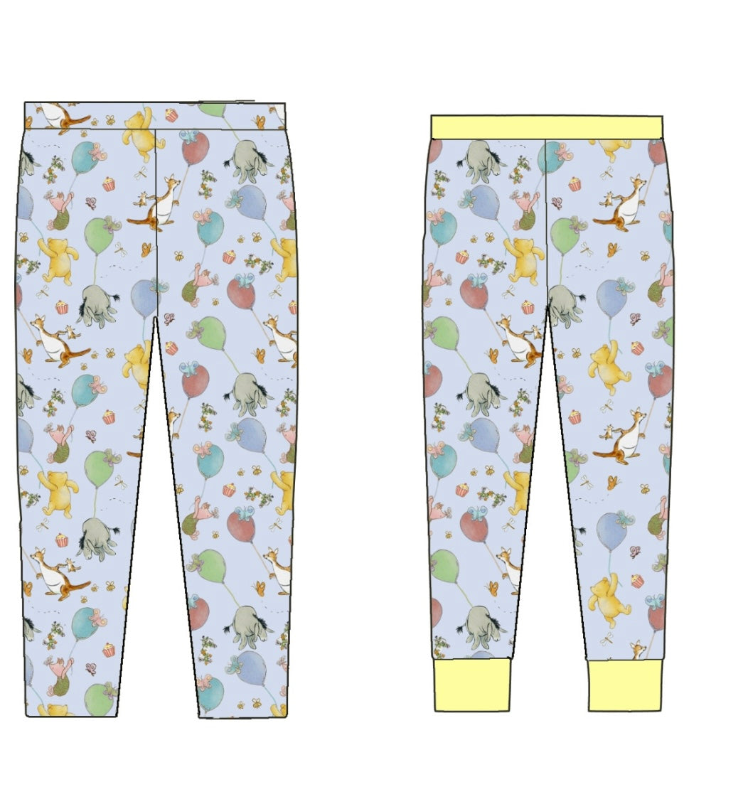 Party In Blue Dad Flares
