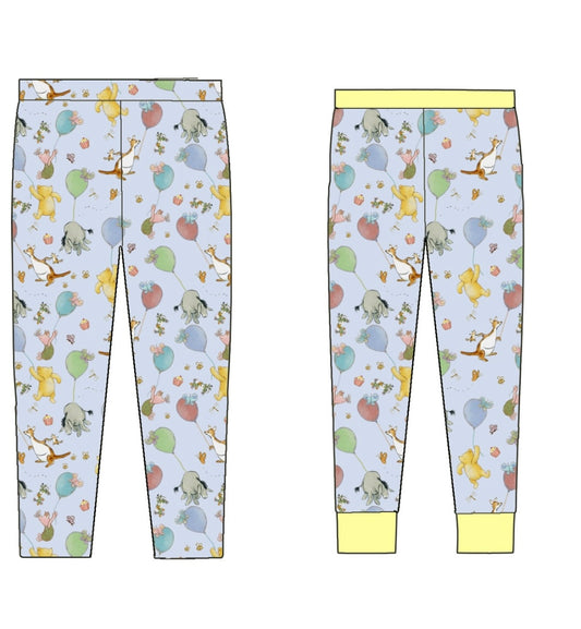 Party In Blue Dad Flares