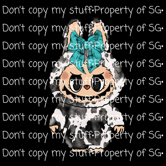 Cow Labubu PNG