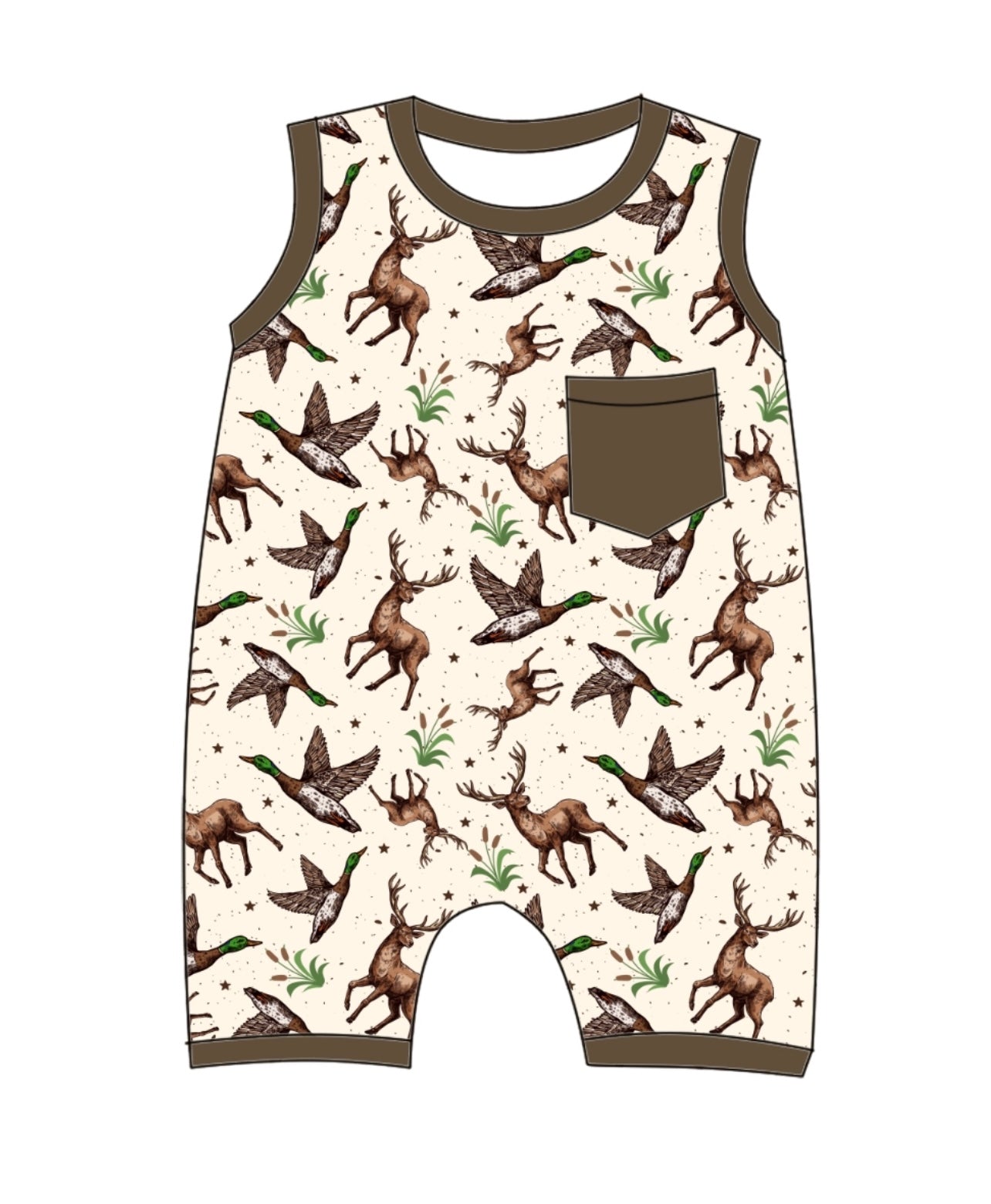 Ducks & Bucks Romper