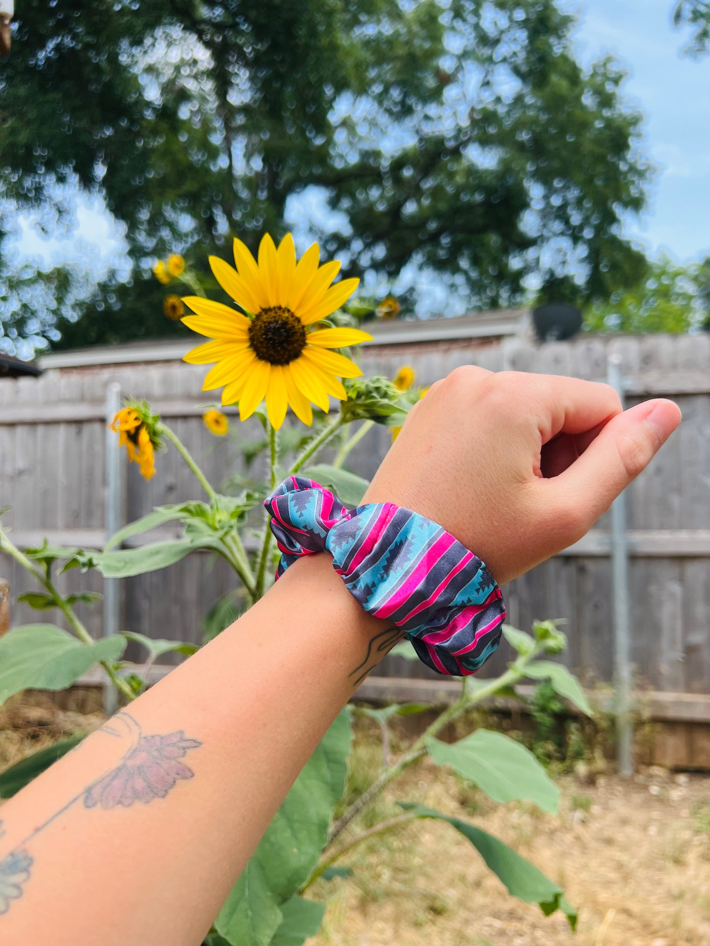90’s Aztec Scrunchy