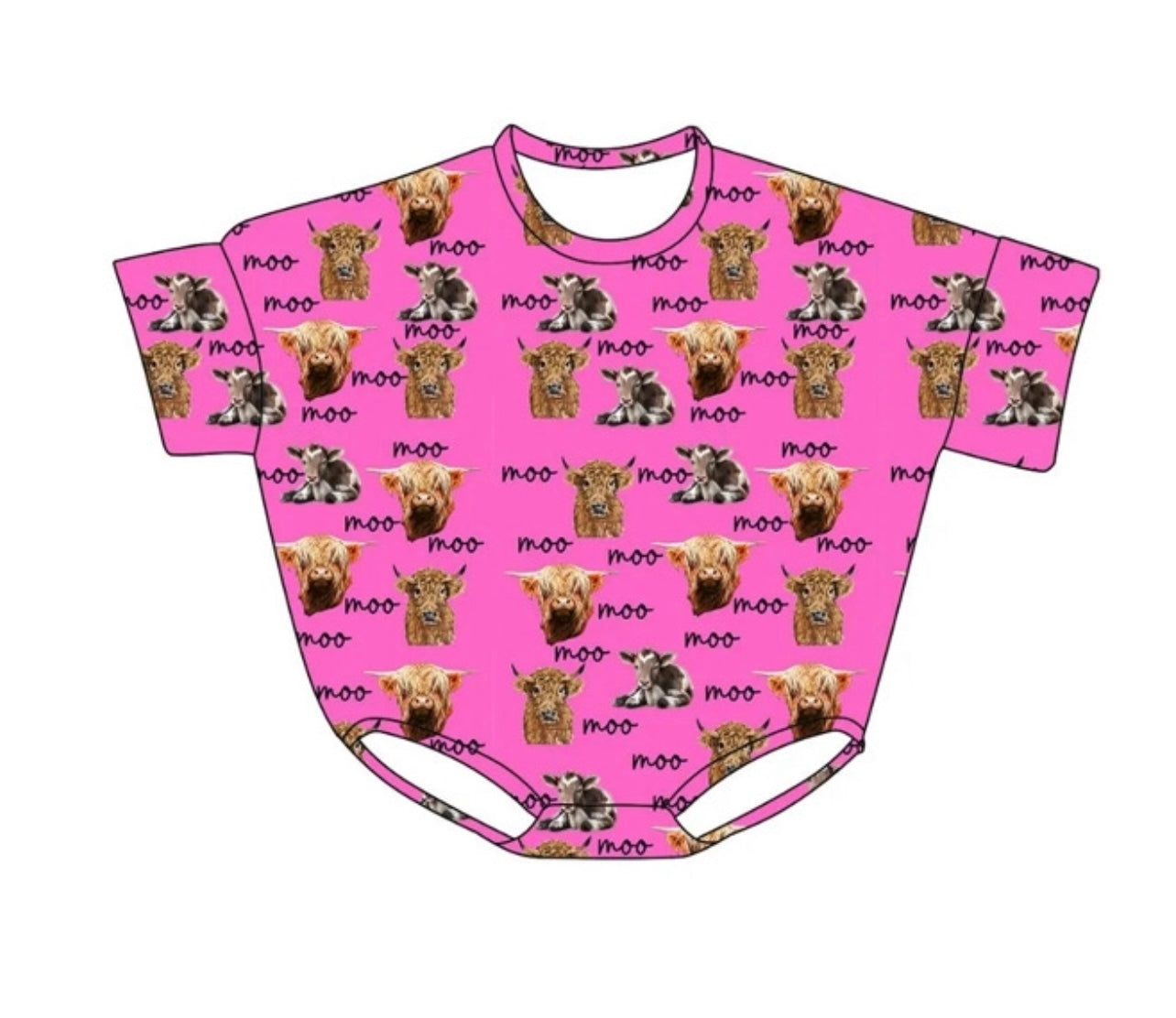 Pink Everywhere a Moo Moo Bubble