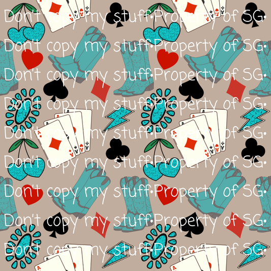 Yeehaw Cards Seamless