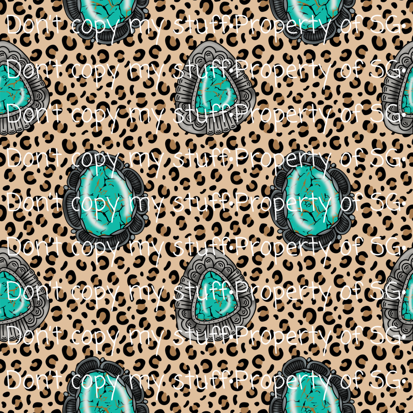 Leopard Stones Seamless