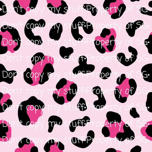 Pink Leopard Seamless