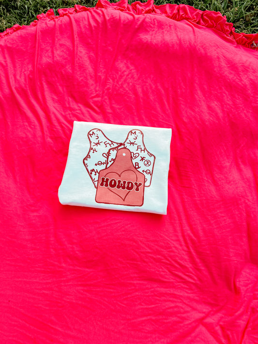 Howdy Tags kids tee