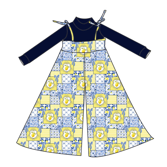 Lemon Zest Flare Romper & Top