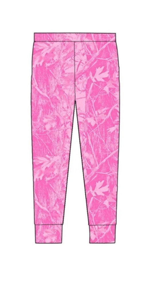 Pink Camo Mom Joggers