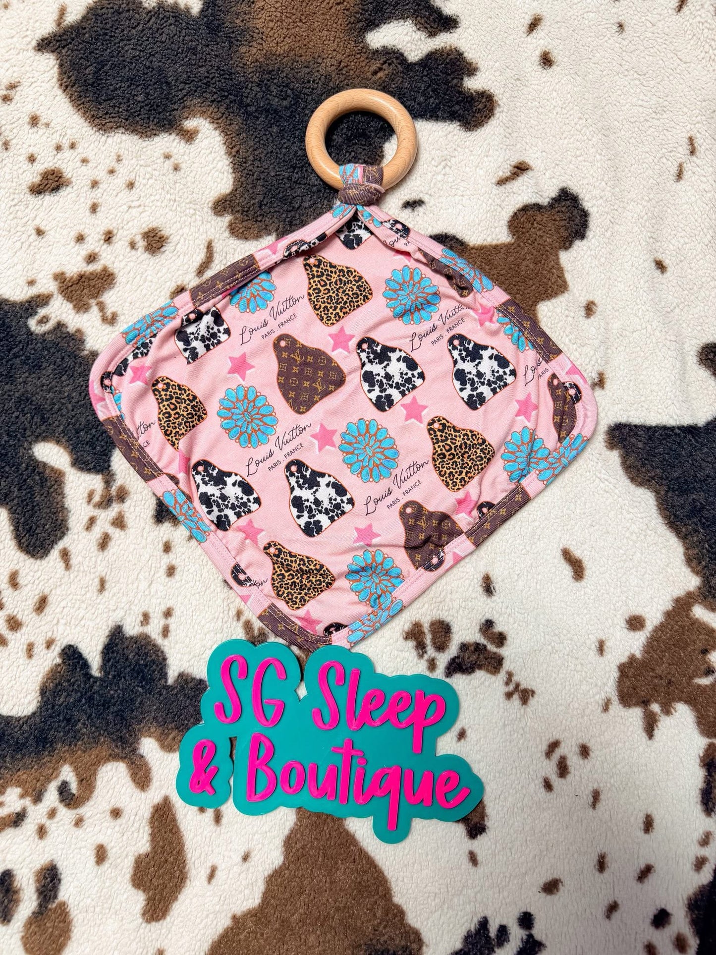 Cow Tag Lovey