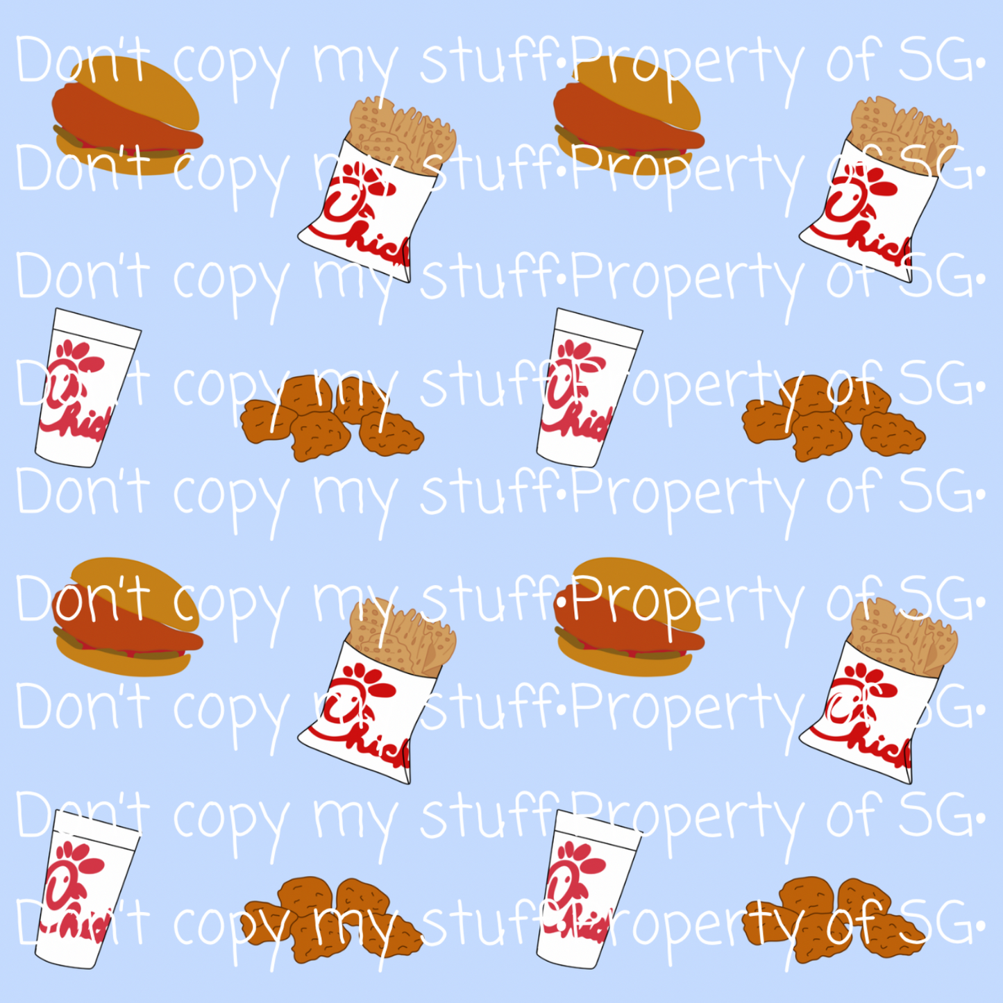 Blue Chicken Seamless