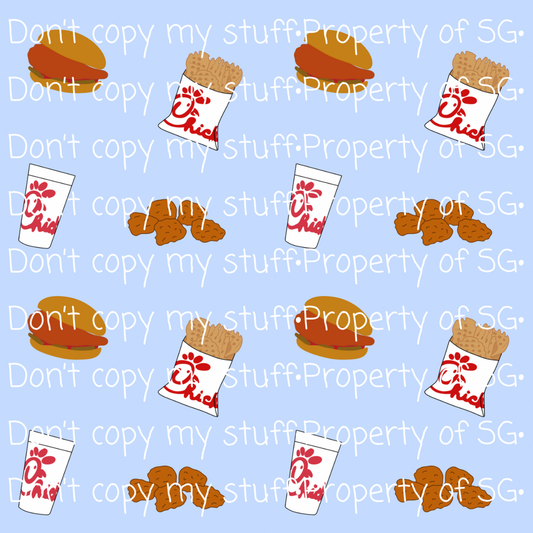 Blue Chicken Seamless