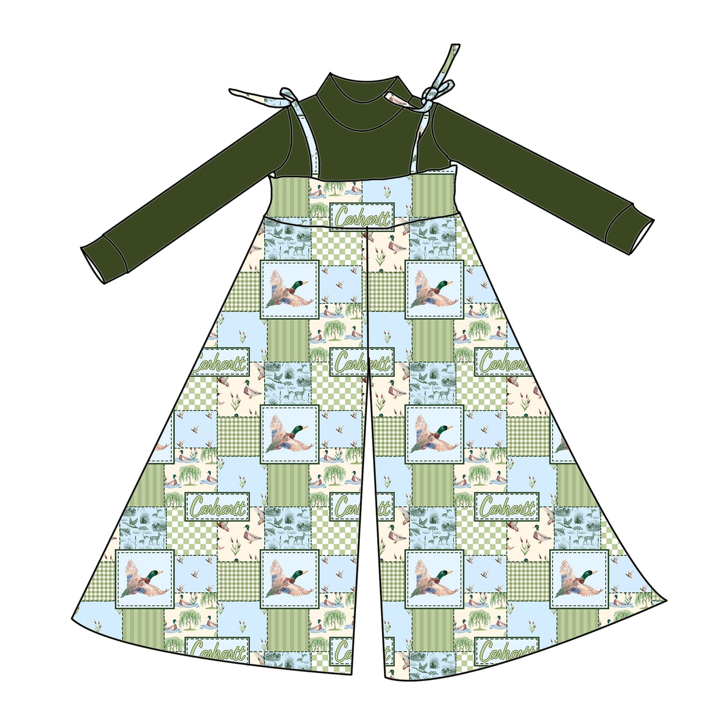 The Pond Flare Romper & Top