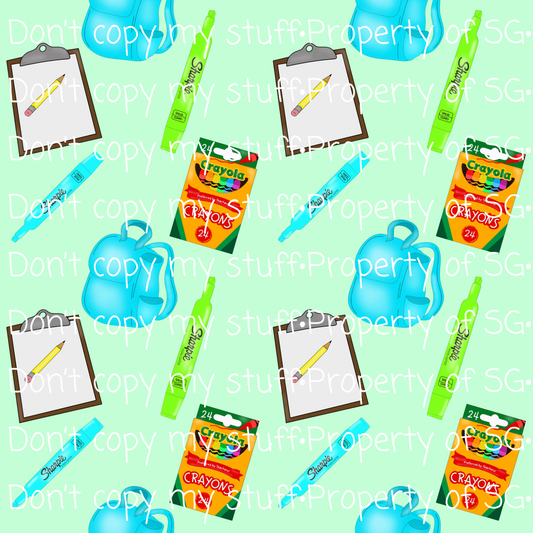 Boys Back To School Seamless