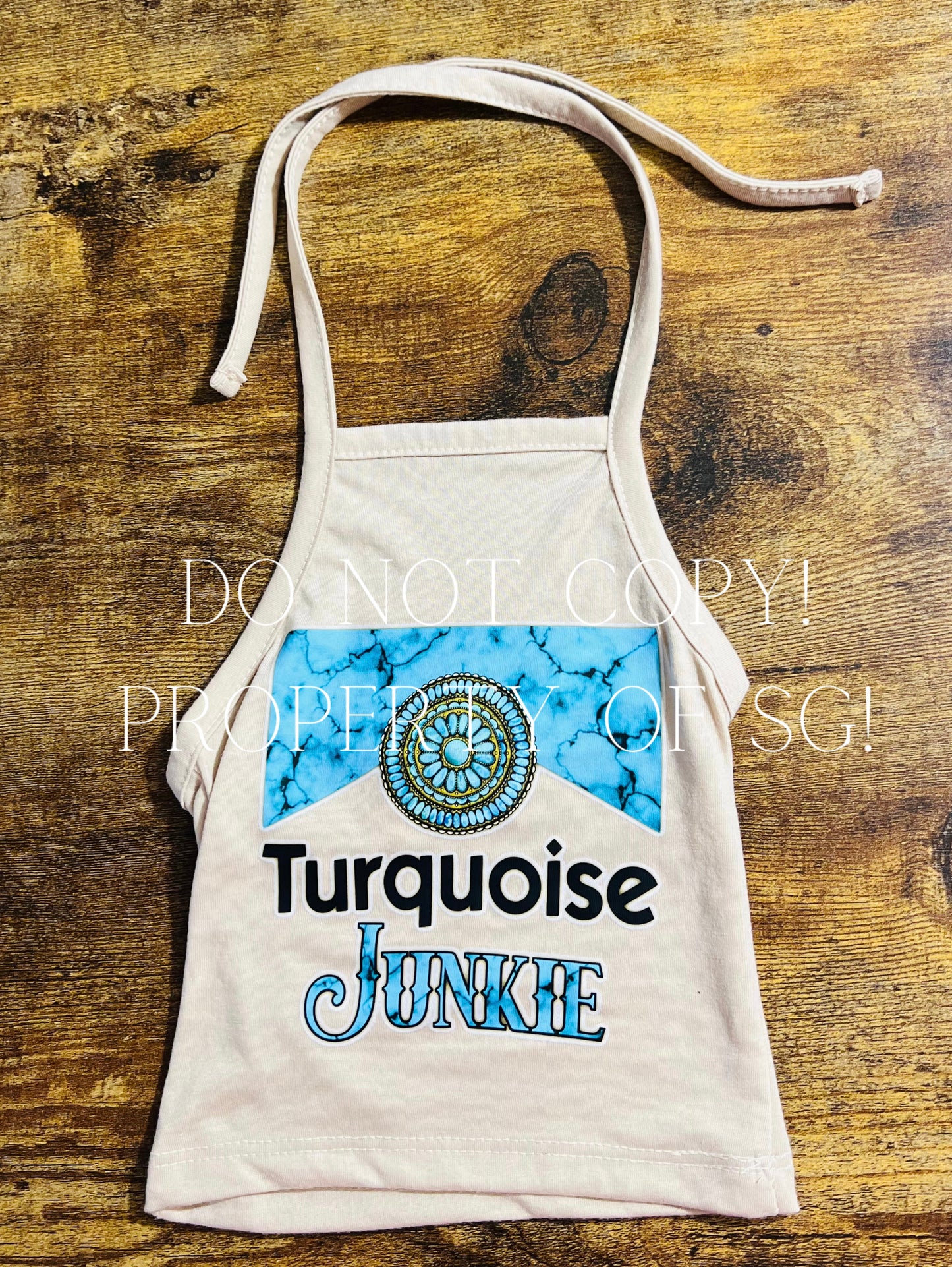 Turquoise Junkie Kids Tee