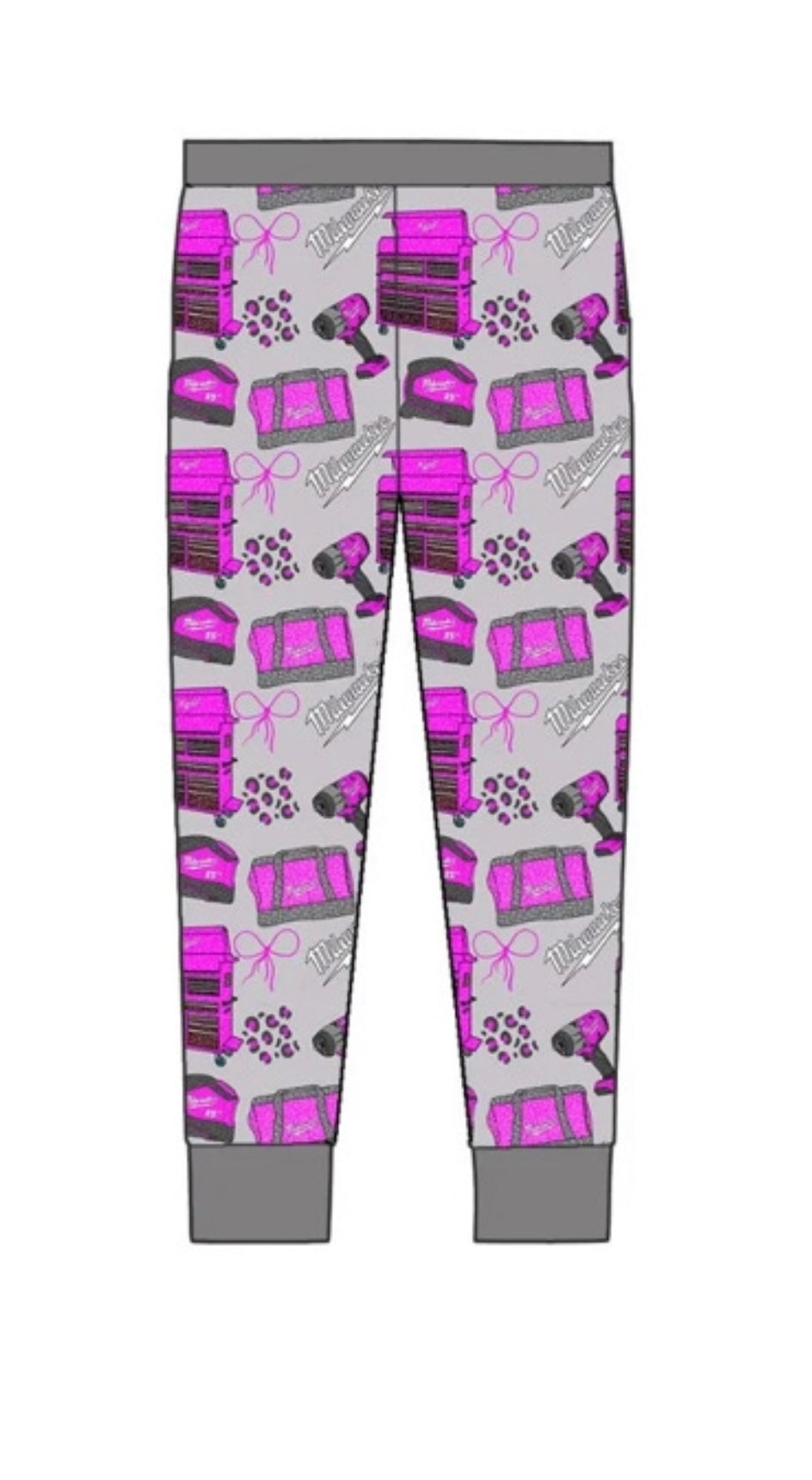 Leopard Tool Box Mom Joggers