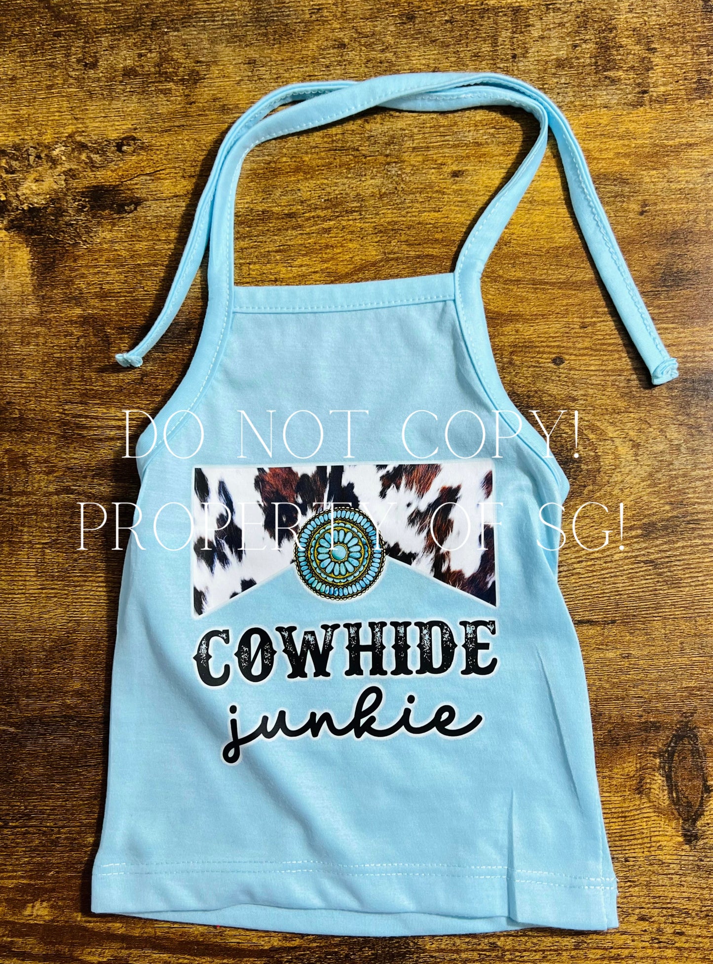Cowhide Junkie Kids Tee