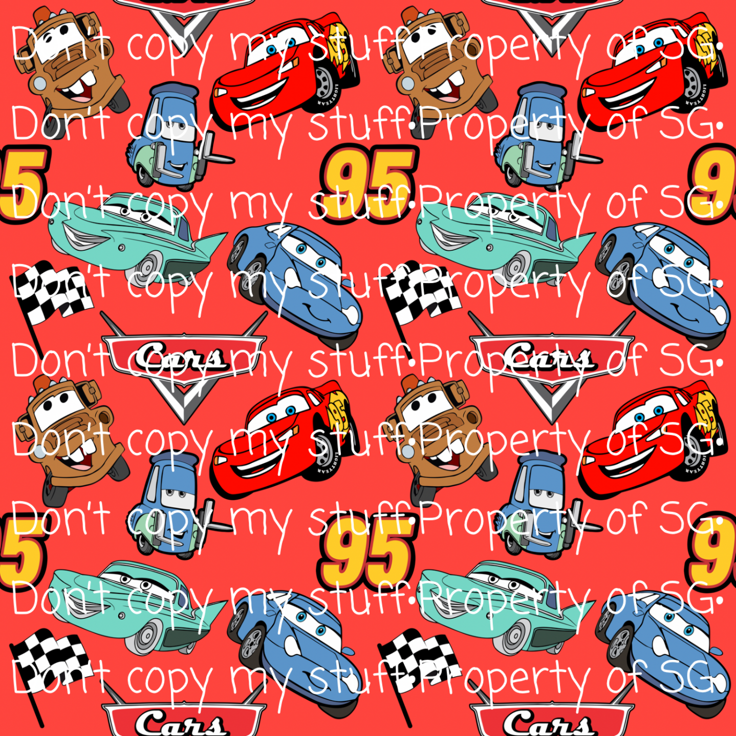 Red Car Seamless