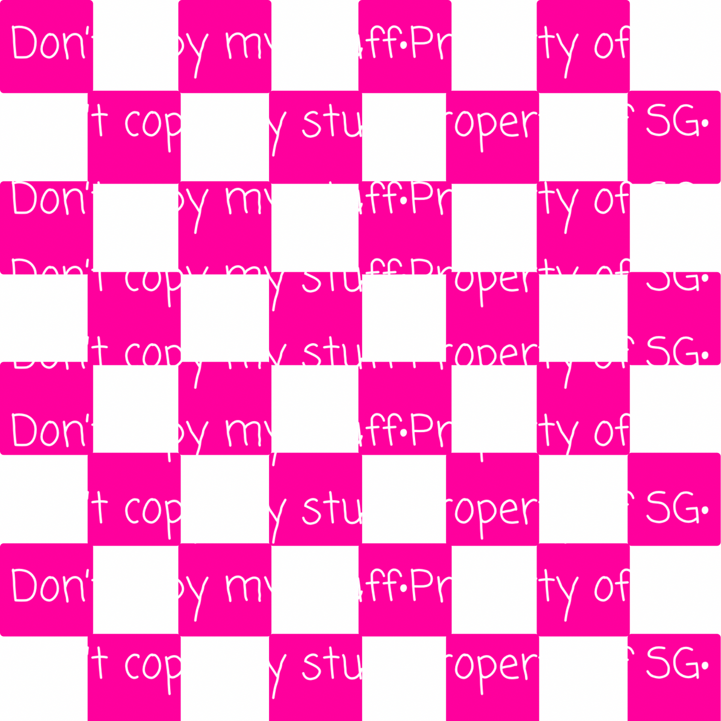 Classic Pink Checkered Seamless