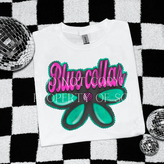 Blue Collar Turquoise Tee