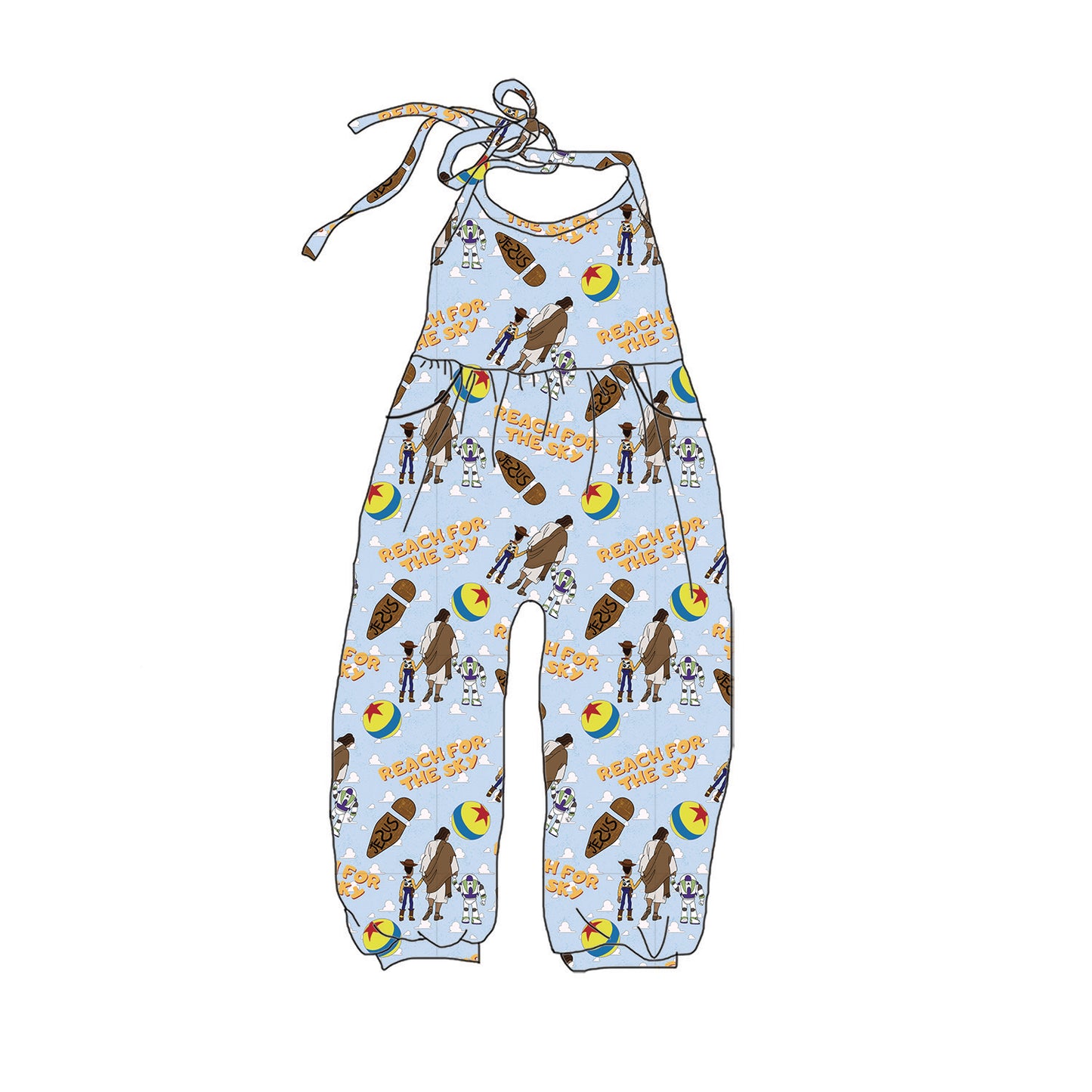 Jesus Story Halter Romper