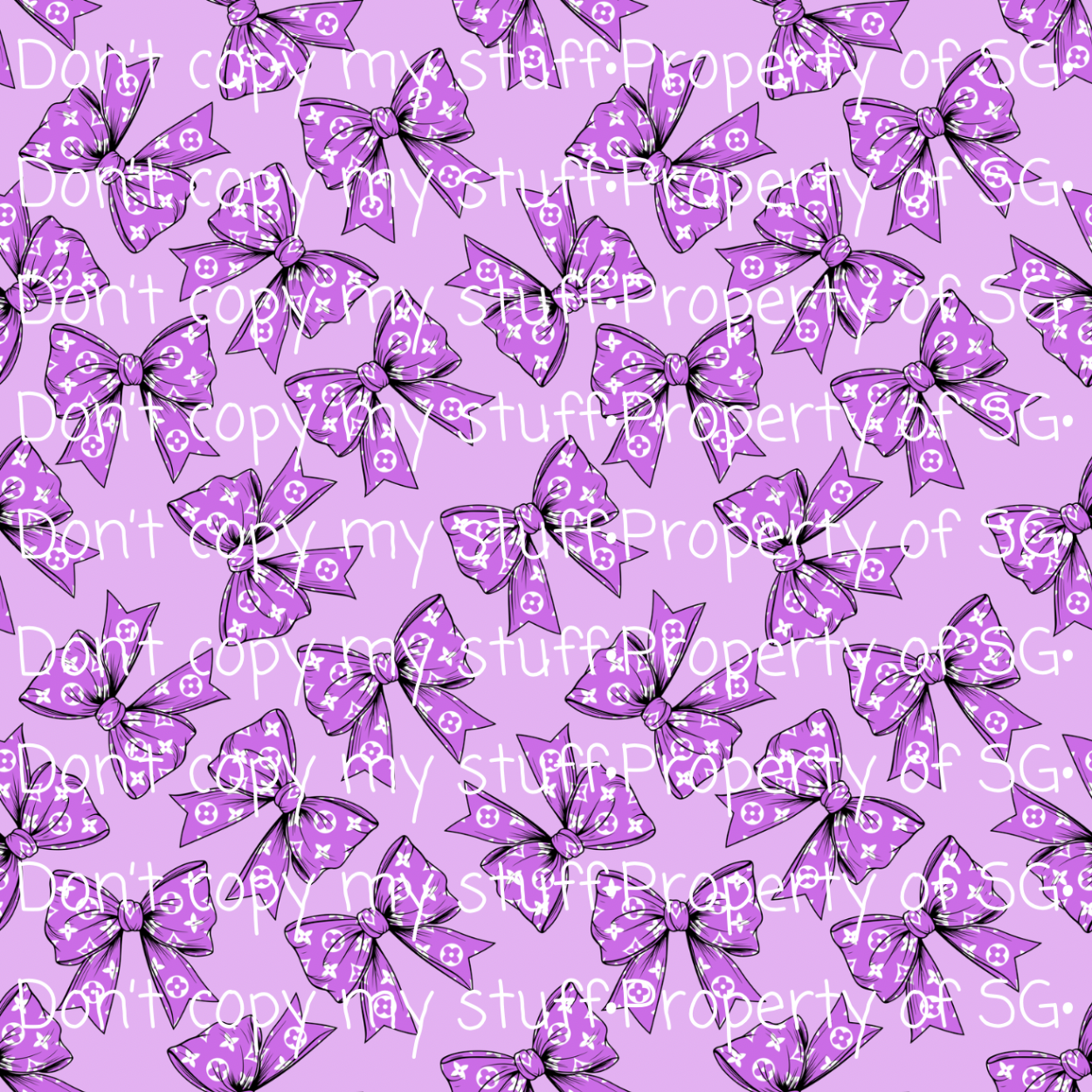 Purple Bows Seamless