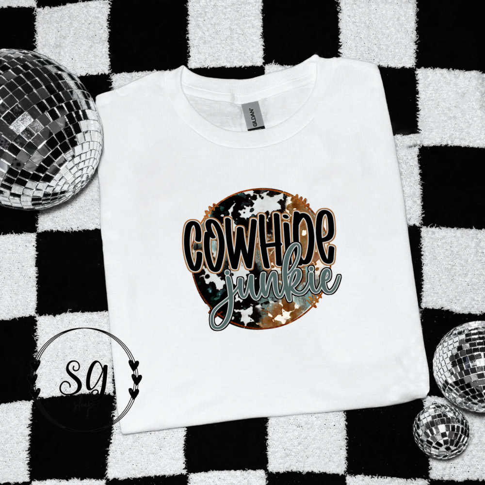 Cowhide Junkie Kids Tee